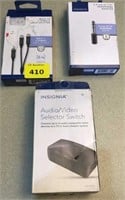 Misc Insignia audio cables and adapters not tested