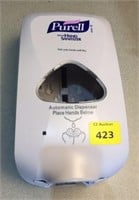 Purell hand sanitizer dispenser, not tested