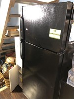 GE Black refrigerator