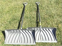 (2) 25" Steelcore Snow Shovels