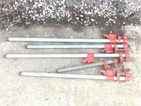 (5) Pipe Clamps