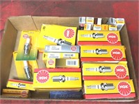 Lot of NGK Lawn and Tractor Spark Plugs