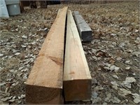 3 6"x6"- 16' timbers, 1 shorter one