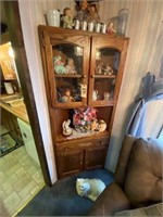 Corner Wood Cabinet 30"X16"