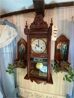 31 Day Clock, Vintage, 12"X 5 1/2"X28"