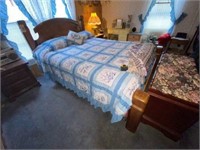 Queen Size Bed w/ Mattress and Box Springs