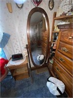Oval Stand up Mirror 60"X22"