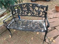 Cast Metal Bench