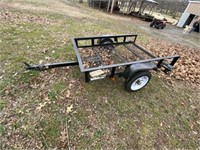 Bumper pull small Utility Trailer, Single Axel