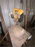 Dewalt Chop Saw on Stand