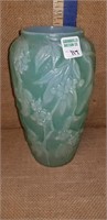 CONSOLIDATED GLASS EMBOSSED VASE
