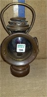 BRASS BUGGY LANTERN (THE NEVEROUT SAFETY LAMP)