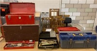 Lot of Tool Boxes and Contents as Shown