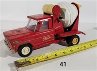 1960s Tonka 9" Red Cement Mixer