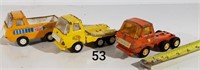 3 Tonka Mini Trucks 1970s