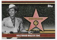 Hank Williams Hollywood Walk Of Fame card