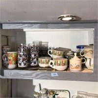 Shelf of misc kitchen items