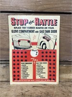 Original "Stop the Rattle" Shop Advert Display