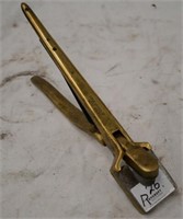 Large Solid brass ear marker