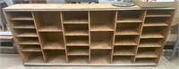 Wood  organizing shelf
