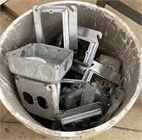 Bucket full of electrical