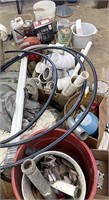 Large lot of drop Cloths plumbing and more
