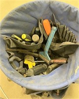 Tool bucket to include screwdrivers chisels