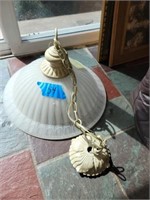 Hanging Ceiling Light/Lamp 17" Frosted Shade