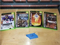 Xbox Games Madden 2005 Ghost Recon, NFL Fever