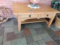 Oak Occassional Coffee Table 45" 28" 20" Tall