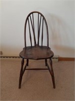 Antique Wooden Chair 34" T
