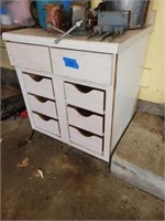 8 Drawer Cabinet w/ Counter Top 31"w x 36"T x 26"