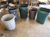 5 Trash Cans