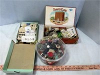 Vintage Sewing Buttons - Ample Lot