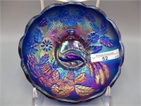 Nwood 5.5" elec. blue Peacock at Urn ICS bowl