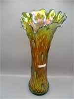 Nwood 19" green Tree Trunk funeral vase.