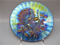 Nwood 9" elec purple Peacocks plate.