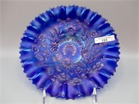 Nwood 8.5" electric blue Good Luck PCE bowl