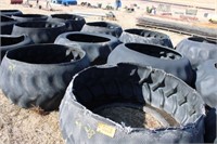 6- Turned Tire Feeders