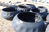 6- Turned Tire Feeders