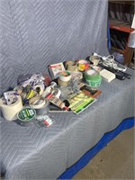 Quantity of duct tape, painters tape, packing