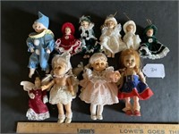 Box of Asssorted Doll & Doll Ornaments