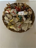 Basket of Christmas Ornament's