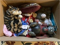 Box of Assorted Dolls Clothes