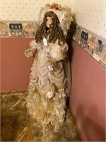 45'' Porcelain Collector Doll