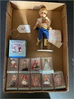 Box of Madame Alexander Figurines & Dolls