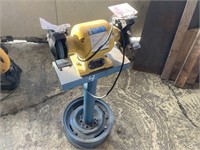 6" BENCH GRINDER ON STEEL STAND