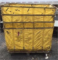 Four 56x34x37"H hamper carts, as is