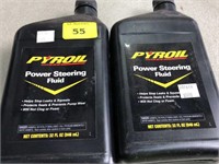Two quarts of power steering fluid, new