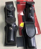 Four safariland mace holders, new